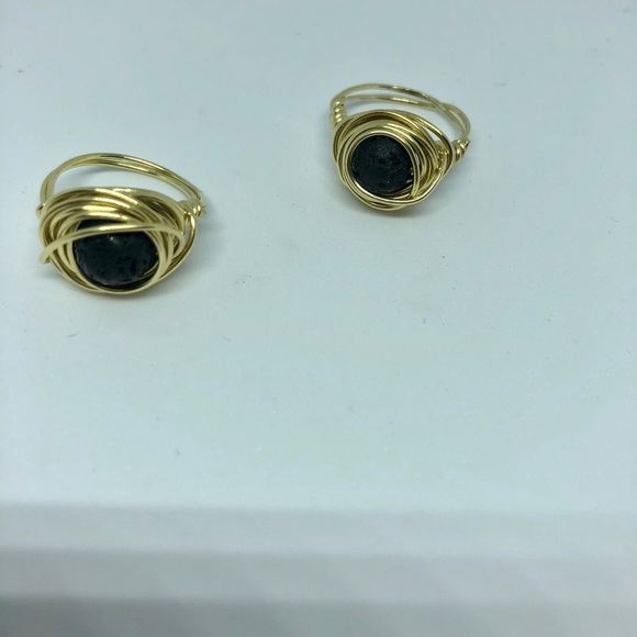 🔴BOGO FREE ESSENTIAL OIL DIFFUSER RING (Gold) - Picture 4 of 4